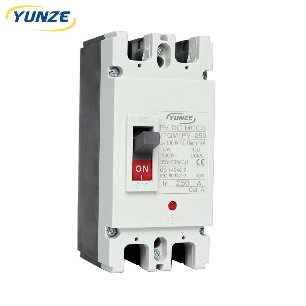 White DC Molded Case Circuit Breaker
