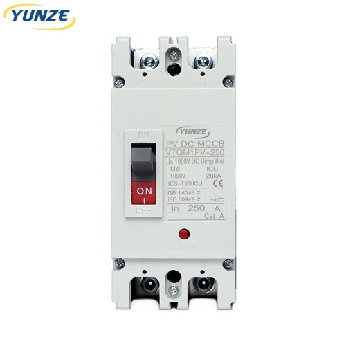 White DC Molded Case Circuit Breaker