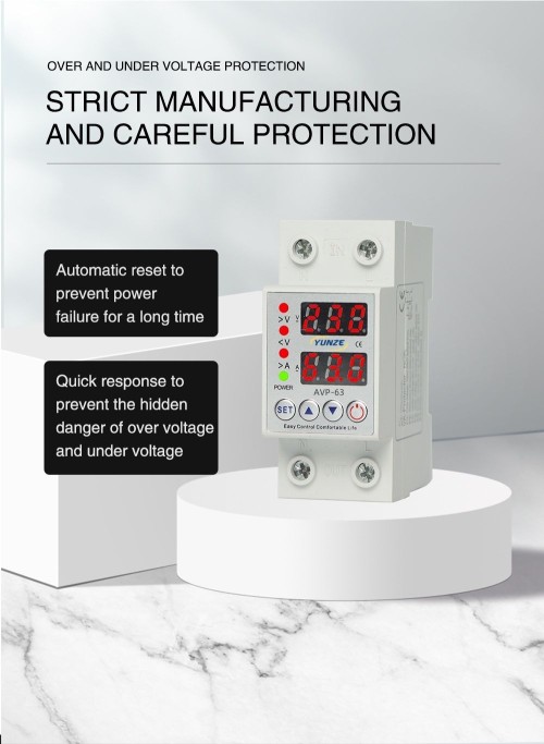 Single-phase voltage protector photos