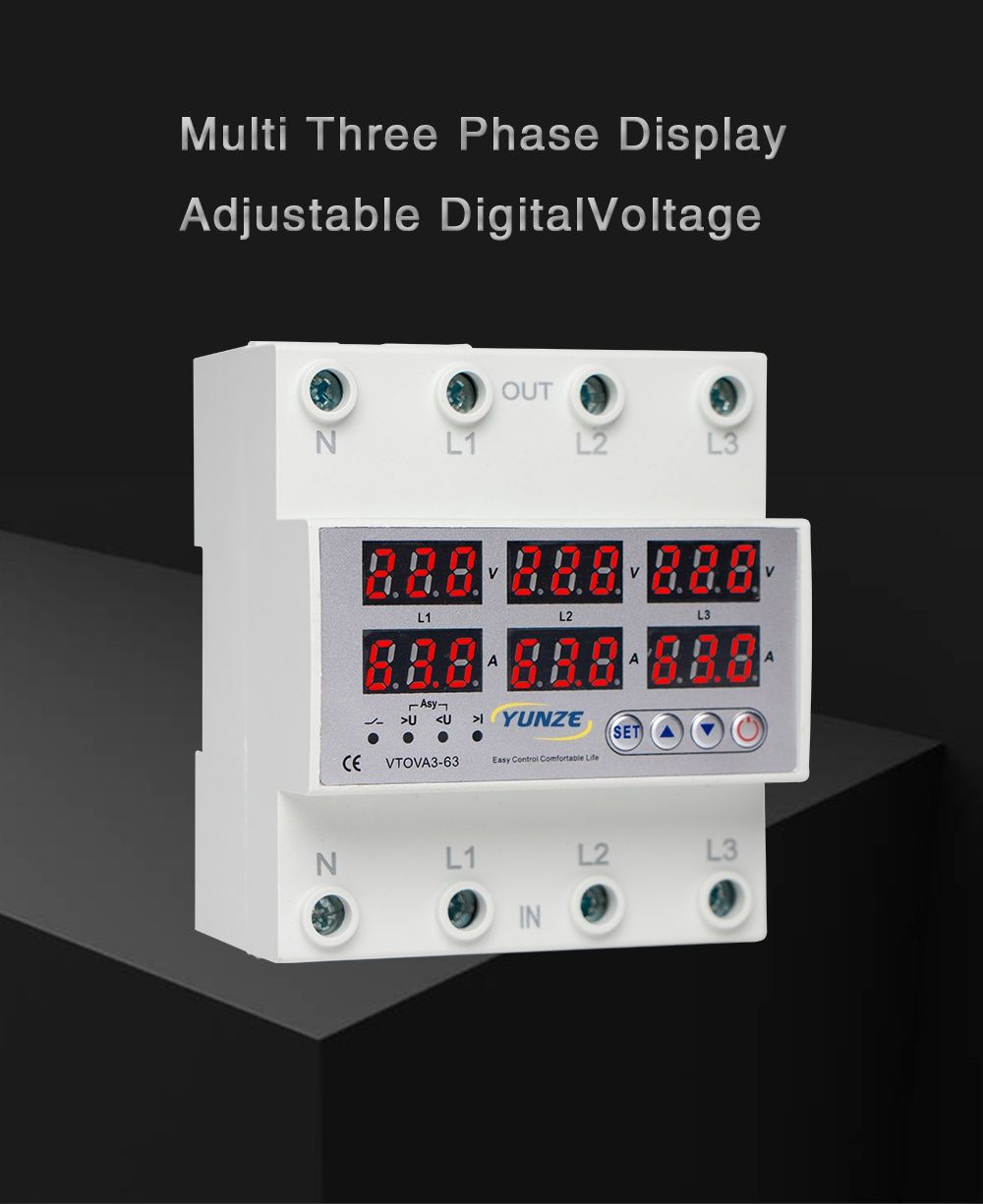 Three-phase Overvoltage and Undervoltage Protector