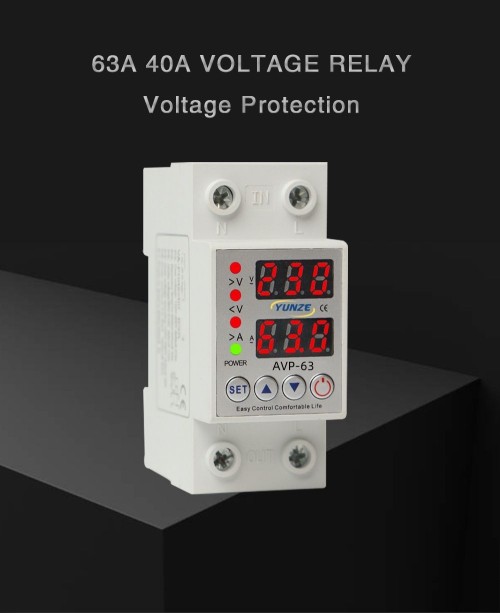 Single-phase voltage protector photos